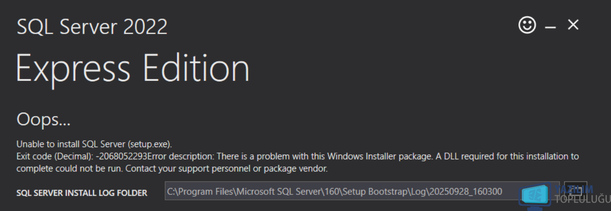 SQL Server Express Kurulumu ile İlgili Yardım Gerekiyor - Yazılım ...